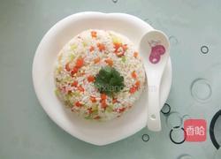 三色炒饭的做法图解7