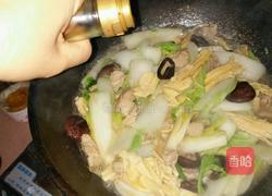 白菜炒杂的做法图解6