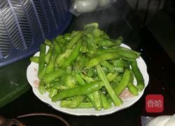 青椒炒半熟四季豆的做法图解7