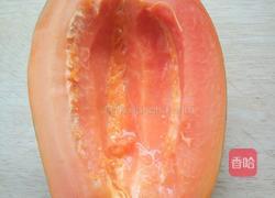 木瓜炖牛奶的做法图解2