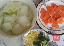 虾仁蒸冬瓜的做法图解2
