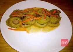 苦瓜蒸肉的做法图解7