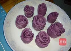 紫薯玫瑰花馒头的做法图解15