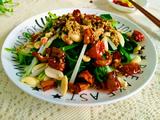 干锅辣椒拌菠菜