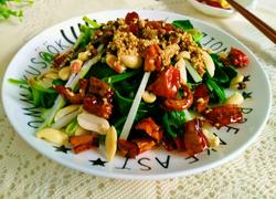 干锅辣椒拌菠菜