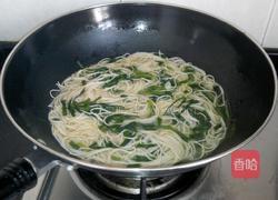 煸韭菜龙须汤面的做法图解10