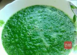菜汁鸡蛋饼的做法图解2