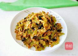苦瓜炒鸡蛋的做法图解7