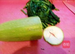 西葫芦波菜饼的做法图解2
