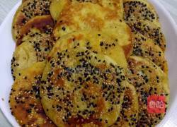 香甜地瓜芝麻饼的做法图解10