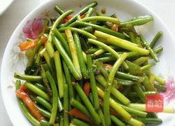 清炒蒜苔的做法图解5