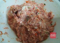 胡萝卜肉末豆腐水晶丸的做法图解3