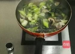 紫青菜烩香菇的做法图解8