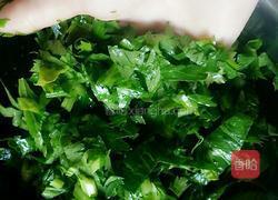 芹菜叶麦饭的做法图解4