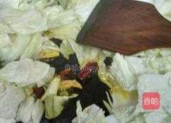 醋溜白菜的做法图解6