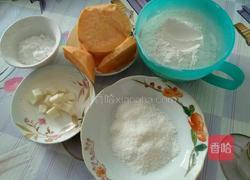 椰香番薯糯米球的做法图解1