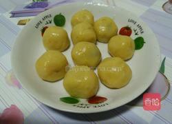 椰香番薯糯米球的做法图解7