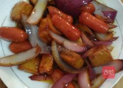 辣炒小肠鱼豆腐的做法图解7