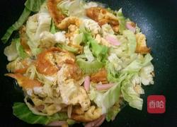 莲白炒鸡蛋的做法图解7