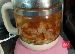 桃胶雪莲子牛奶羹的做法图解4