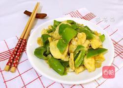 青椒炒鸡蛋的做法图解10