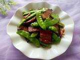 荷兰豆炒腊肉