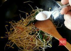 炒豆芽的做法图解6