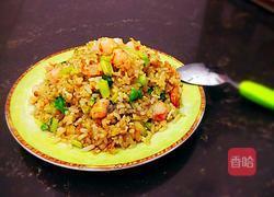 芹菜虾仁黄金炒饭的做法图解13