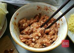 白菜猪肉饺子的做法图解2