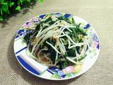 菠菜炒黄豆芽