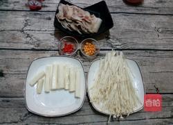爆竹～山药金针菇培根卷的做法图解2