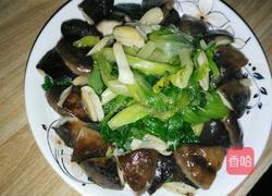 生菜香菇的做法图解4