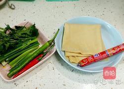 凉拌百页（豆腐皮）的做法图解1