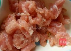 苦槐菜汆肉片的做法图解2
