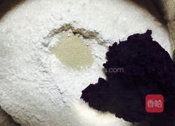 紫薯发糕的做法图解3