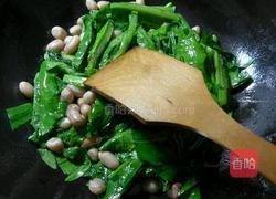 花生米拌油麦菜－的做法图解4