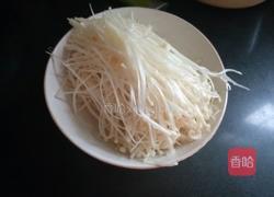 酱油炒金针菇的做法图解2