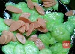 青瓜炒火腿肠的做法图解5