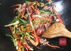 青红辣椒炒梅肉丝的做法图解6