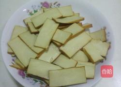 韭菜炒豆干的做法图解2