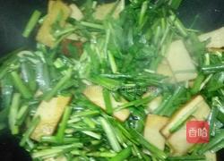 韭菜炒豆干的做法图解4