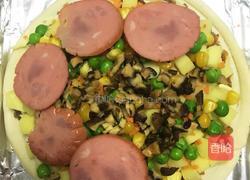 什锦土豆披萨（简易烤箱版）的做法图解7
