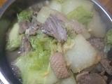 冬瓜白菜炖鸭肉