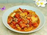 番茄肉末豆腐