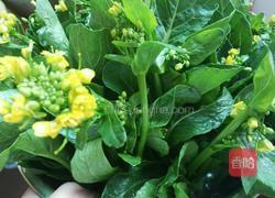 炒菜心的做法图解1