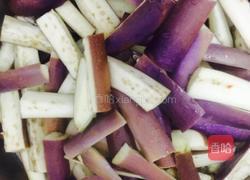 南雄酸笋炒茄子的做法图解4