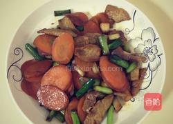 胡萝卜咸肉的做法图解3