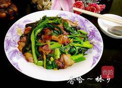 腊肉炒菜苔的做法图解6