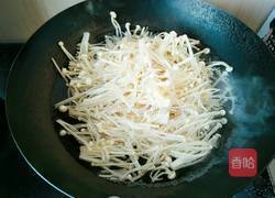 蒜蓉酱凉拌金针菇的做法图解3