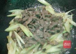 西芹炒牛肉的做法图解8